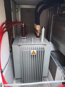 Olejový hermetický transformátor 1000kVA, 22/0,4kV